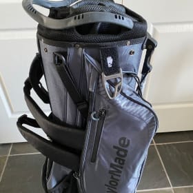 Charcoal TaylorMade Stand Golf Bag-Value $239.99 item