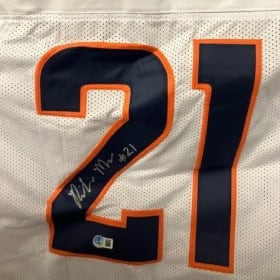 Denver Broncos CB Riley Moss Signed Jersey (white) item