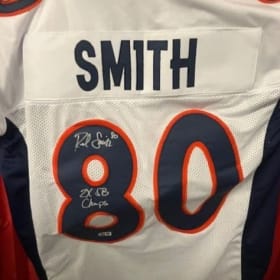 Denver Broncos WR Rod Smith#80 Signed jersey item