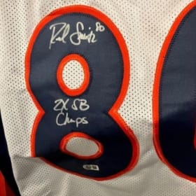 Denver Broncos WR Rod Smith#80 Signed jersey item