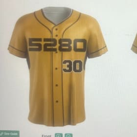 Gold Game Jersey item