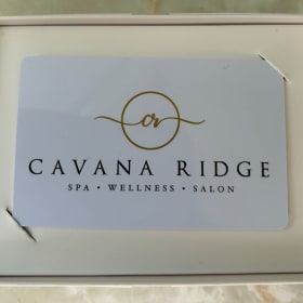 Cavana Ridge Day Spa Gift Certificate-Value $100 item