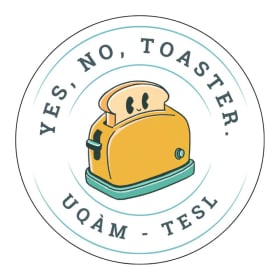 Autocollant "Yes no toaster" item
