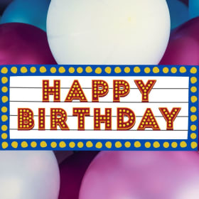 October 2025 Birthday Marquee item