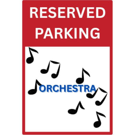 Reserved Parking for 2025-26 Orchestra Concerts (5th Grade) item