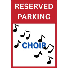 Reserved Parking for 2025-26 Choir Concerts (5th Grade) item