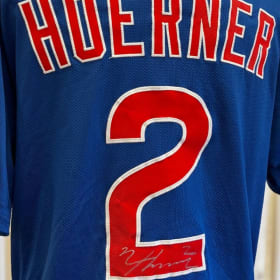 Nico Hoerner Autographed Jersey item