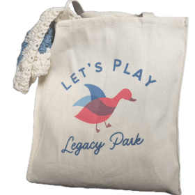 Legacy Park canvas tote item