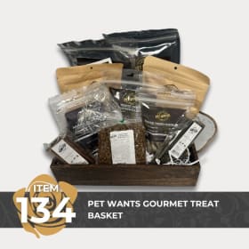 134 Pet Wants Gourmet Treat Basket item