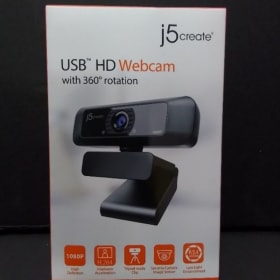 j5create USB™ HD Webcam with 360° Rotation and 1080P, JVCU1 item