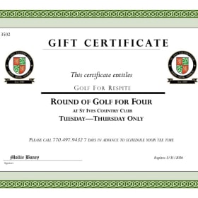 St. Ives Country Club Foursome item