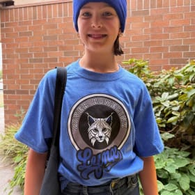 Youth T-shirt (heathered blue) item