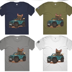 S-XL VFW AUX Jeep shirt item