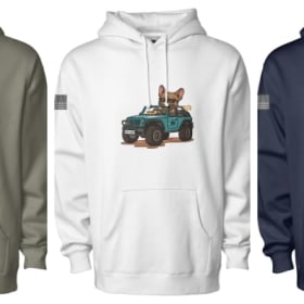 XS-XL VFW AUX Jeep Hoodie item
