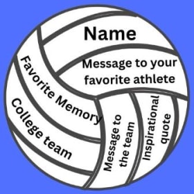 LEAVE YOUR MARK VOLLEYBALL item