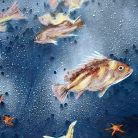 "Aquarium III" by Richard Alan Kent item