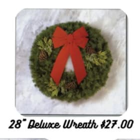 28" Deluxe Wreath item