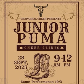 Junior  Puma  Cheer 2025  Shirt item