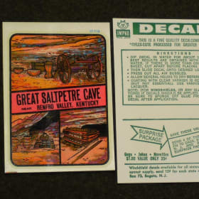 Vintage Decals - one size pair of two item