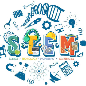 STEM Build & Play Basket- Striped Bow item