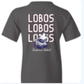 Grey Shirt "Lobos, Lobos, Lobos" item