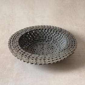 Vintage Shimano Bike Chain Bowl + Handmade Coasters item