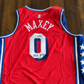 Tyrese Maxey Signed Jersey item