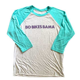 Teal/White Raglan Tee item