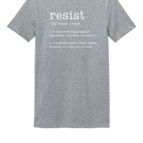 024 Resist Definition(white) T-Shirt, 2XL-5XL item