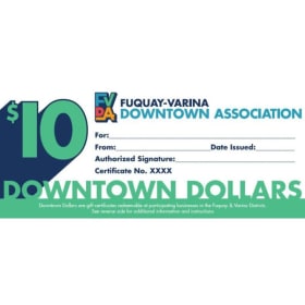 Downtown Dollars item