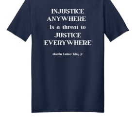 012 MLK Injustice T-Shirt, S-XL item