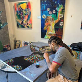 Art in Motion - Live Painting of Artsplosure Fundraiser item