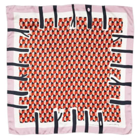 Foulard en soie sérigraphié item