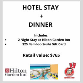 Hotel Stay + Dinner item