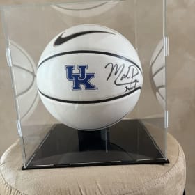 Autographed Nike Basketball: Coach Mark Pope (UK Men’s BB) item