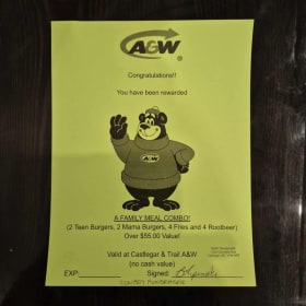 Family Meal Combo at A&W item