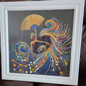 Radiant Dancer in Motion Diamond Art-$75 Value item
