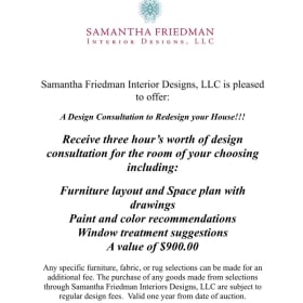 Design Consultation item