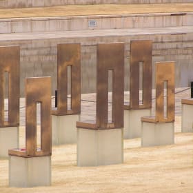 TV Photos Group 1 - MLK Statue and Oklahoma City Memorial item