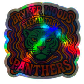 Cosmic Panther Holographic Sticker item