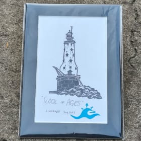 Rock of Ages Monoprint by Abby Werner item
