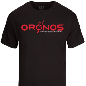 T-shirt (noir) - Logo Oronos imprimé item