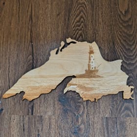 Lake Superior Laser Engraving by Jim Melgeorge item