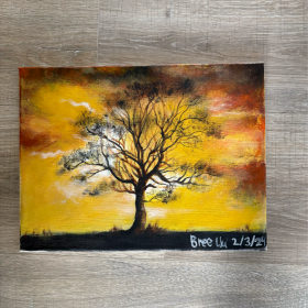 Silhouette of a Tree item