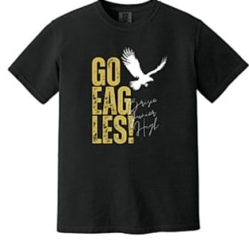 GO EAGLES Dry Fit T-Shirt (BLACK/WHITE) - Adult Small item