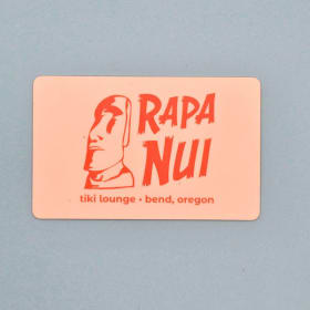 Rapa Nui Tiki Lounge Gift Gard (1 of 2) item