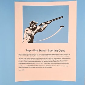 Trap - Five Stand - Sporting Clays Experience w/ Eric White item