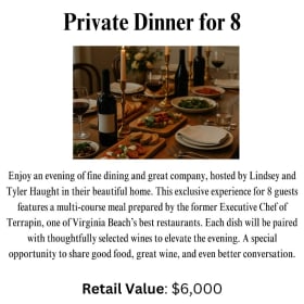 #28 Private Dinner for 8 item