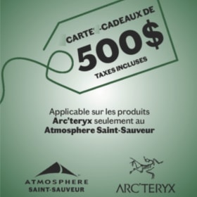 7-Carte-cadeau Arc'teryx - valeur $500 item