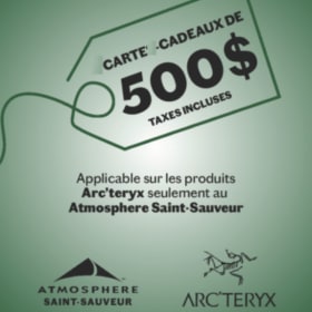 9-Carte-cadeau Arc'teryx - valeur $500 item